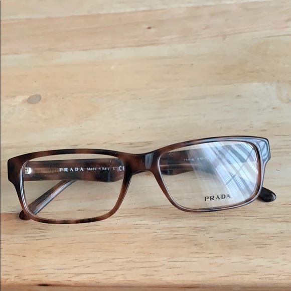 PRADA WOMENS TORTOISE SHELL DESIGNER GLASSES NWT - Picture 5 of 7